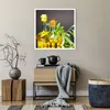 Poster - Poster ohne Rahmen - Flasche Glas Olive Öl - 60x60 Produktbild-Vorschau 6