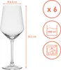 1.06 CARA bicchiere da vino bianco set da 6 - 6x 400ml - Anteprima dell’immagine prodotto 2