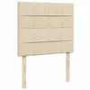 Boxspringbett mit Matratze Creme 120x200 cm Stoff Produktbild-Vorschau 9