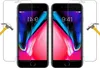 Two iPhone screen protectors are shown, with hammers positioned to demonstrate their durability. Produktbild-Vorschau