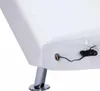 vidaXL Massage-Chaiselongue mit Kissen Weiß Kunstleder Produktbild-Vorschau 7