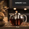 Théière Sencha 1,3 l avec filtre en inox et couvercle en Voir les images du produit 7