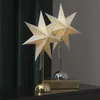Standleuchte Stern 'Lottie', Metall/Papier, beige Produktbild-Vorschau 3