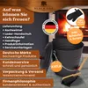 BLACK OAK KATLA Ascheeimer 15L Schwarz mit Deckel, Produktbild-Vorschau 8