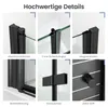 Nischentür 80x187cm Duschkabine Falttür 5mm Produktbild-Vorschau 8