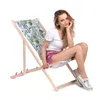 Sdraio Dreamroots pieghevole in legno, fino a 130 kg, Anteprima dell’immagine prodotto 2