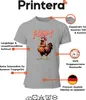 F CAW-F Vtipný kohout kreslená farma dárkové Vintage humor Náhled obrázku produktu 4