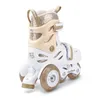 Kinder-Rollschuh-Set Cariboo Ballerina + goldene Schützer - Produktbild-Vorschau 7