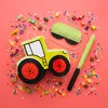 Set piñata Relaxdays, 3 pezzi, trattore, da appendere, per Anteprima dell’immagine prodotto 5