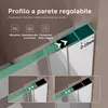 doporro Porta Doccia Scorrevole per Nicchia 110x195 cm, Box Anteprima dell’immagine prodotto 2