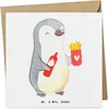 Mr. & Mrs. Panda Glückwunschkarte Imbissbesitzer Herz - Produktbild-Vorschau 1