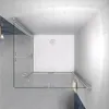B.90x90cm H.185cm  Falttür eckdusche Duschkabinen  6mm NANO Produktbild-Vorschau 4