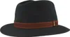 Borsalino feiner Hasenhaarhut Rustico Traveller mit Lederband in blau