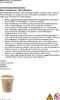 A document with safety instructions for a laundry basket, accompanied by an image of the laundry basket. Náhled obrázku produktu