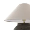 Lucande Tischleuchte Thalorin, Höhe 46 cm, grau, Keramik Produktbild-Vorschau 5