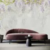 Muralo Vlies Fototapete Für Wohnzimmer BLÄTTER Blumen Beton Produktbild-Vorschau 4