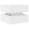 Couchtisch mit LED-Leuchten Weiß 50x50x40 cm Produktbild-Vorschau 8