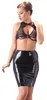LATE X - Latexová minisukně úzkého střihu černá M Náhled obrázku produktu 4