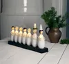 Weihnachtsdekoration KERZENSTÄNDER LUCIATÅG E10 7X3W Holz Produktbild-Vorschau 16