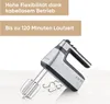 Severin HM 3843, Handmixer, Schwarz, Silber, Mixen, 100 W, Produktbild-Vorschau 10