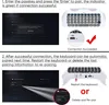 Instructions for pairing a wireless keyboard with a PS5 controller. Produktbild-Vorschau