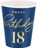 Happy Birthday Becher 18. Geburtstag 220ml 6St. Produktbild-Vorschau 3