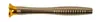 A single precision screwdriver with a gold-colored handle end and a silver-colored body with ribbed texture. Náhled obrázku produktu