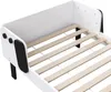 UnboxG Polsterbett 90x200cm, Kinderbett, Einzelbett mit Produktbild-Vorschau 8