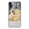 MuchoWow® Handyhülle Schutzhülle Hülle für iPhone X Eisbär Produktbild-Vorschau 1