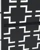 A close-up view of a black metal screen with a geometric pattern. Náhľad obrázku produktu