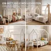 Łóżeczko dziecięce ML-Design, 70x140 cm, białe, z Podgląd zdjęcia produktu 5