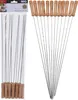 A package of BBQ skewers and a display of the skewers themselves. Produktbild-Vorschau