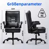 CRELIV -Ergonomischer Bürostuhl Chefsessel aus Kunstleder, Produktbild-Vorschau 6