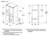 Siemens KF96DPXEA, Freistehend, French door, Grau, Glas, Produktbild-Vorschau 10