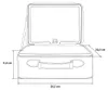 LVLY Kosmetikkoffer mit LED-Spiegel  ca. 26 x 20 x 11 cm - Produktbild-Vorschau 9
