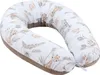 Happy Jungle & Latte Velvet V-förmige Kissen Produktbild-Vorschau 1
