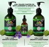 Haarpflege Set 3-in-1 Rizinus Lavendel Argan Öl mit Biotin: Produktbild-Vorschau 2