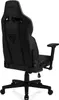 The back view of a black gaming chair. Produktbild-Vorschau