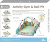 Tapis d’éveil bébé évolutif avec arche, parois ajustables, Voir les images du produit 19
