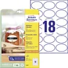 Avery Zweckform 5087 Ovale Etiketten, ablösbar, A4, 63,5 x Produktbild-Vorschau 1