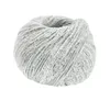 A ball of light gray yarn on a white background. Produktbild-Vorschau