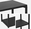 sweeek - Industrielles niedriges Bücherregal Metall schwarz Produktbild-Vorschau 4
