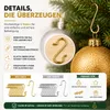 100x ganci per albero in oro e argento gancio palla per Anteprima dell’immagine prodotto 11
