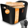 BLACK OAK DAKOTA XL Holzkorb 80L Schwarz mit Produktbild-Vorschau 1