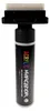 A black acrylic marker with a felt tip is shown against a white background. Produktbild-Vorschau