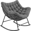 tectake® Schaukelstuhl Tami 93 x 99,5 x 89 cm Produktbild-Vorschau 1