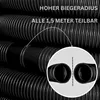 Solarschlauch Poolschlauch 9m 32mm 1 1/4" Muffenabstand Produktbild-Vorschau 2