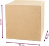 Dekosäule Unlackiertes MDF - Blumensäule für Wohnzimmer - Produktbild-Vorschau 2