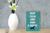 Holzschild Spruch 12x18cm keep calm and ride a horse Pferd Produktbild-Vorschau 5
