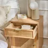 Stolik nocny z naturalnym rattanem - MIYA Podgląd zdjęcia produktu 4
